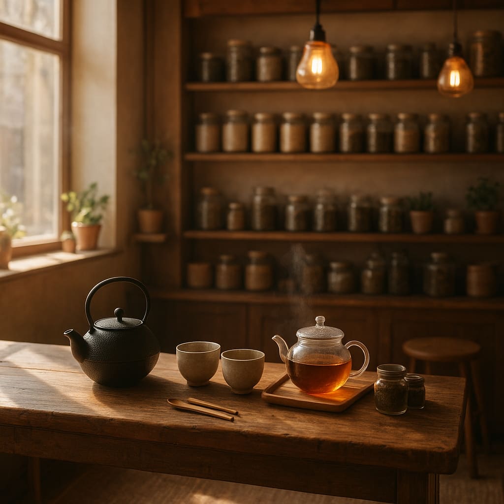 Asli Nuraly Tea Store Innenraum